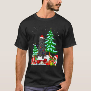 Belgischer Schäferhund Hund mit Weihnachtsmütze Ba T-Shirt