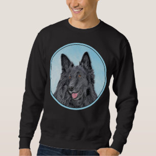 Belgischer Schäferhund Malerei - Süße originelle H Sweatshirt