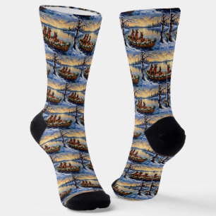 Belgischer Schäferhund Tervuren Weihnachtsboot Url Socken