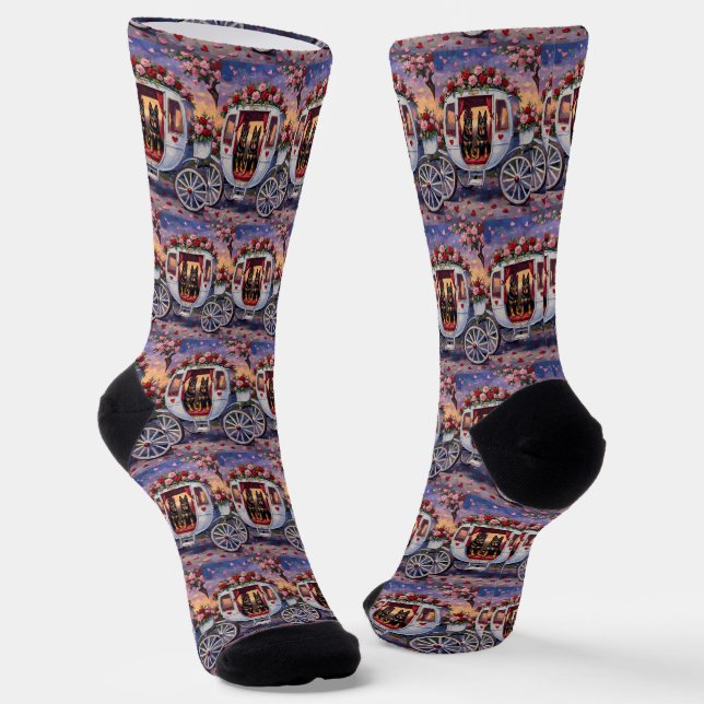 Belgischer Schäferhund Valentinstag Socken (Gewinkelt)
