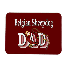 Belgischer Sheepdog-Vater Magnet