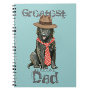 Belgischer Sheepdog-Vater Notizblock