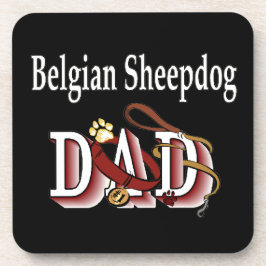 Belgischer Sheepdog-Vater Untersetzer