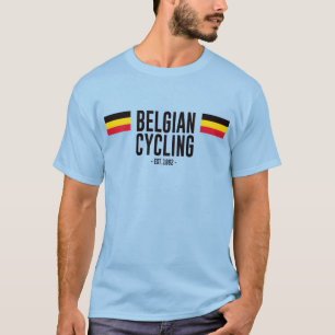 Belgischer T - Shirt des Fahrteams
