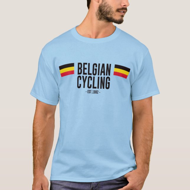 Belgischer T - Shirt des Fahrteams (Vorderseite)