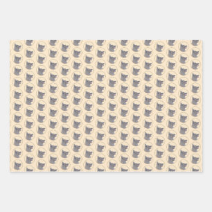 Belgischer Tervuren-Malerei - Süße originelle Hund Geschenkpapier Set