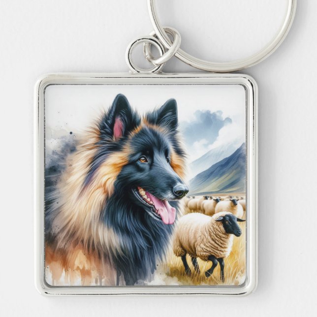 Belgischer Tervuren Schlüsselanhänger (Vorne)