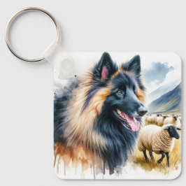 Belgischer Tervuren Schlüsselanhänger