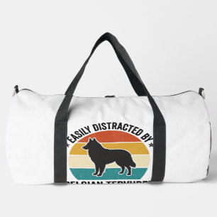 Belgischer Tervuren Vintage-Hundefreund-Shirt-Desi Duffle Bag