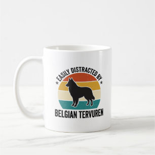 Belgischer Tervuren Vintage Hundeliebhaber-Shirt-D Kaffeetasse