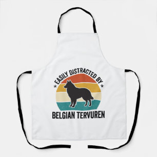 Belgischer Tervuren Vintage Hundeliebhaber-Shirt-D Schürze