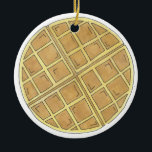 Belgischer Waffle Diner Brunch Food Restaurant Koc Keramik Ornament<br><div class="desc">Das Ornament zeigt eine originelle Marker-Illustration eines köstlichen belgischen Waffels im Stil eines Abendessens. Dieses Frühstücksbuffet wird auch auf anderen Produkten angeboten. Sehen Sie nicht, wonach Sie suchen? Brauchen Sie Hilfe bei der Anpassung? Kontaktieren Sie Rebecca, um etwas für Sie entworfen zu haben.</div>