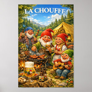 Belgisches Biertreffen am Lagerfeuer Poster