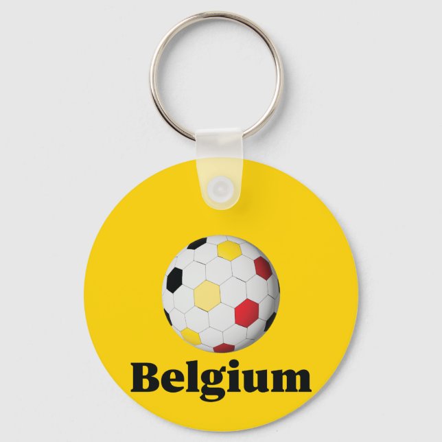 Belgisches Fußball Schlüsselanhänger (Vorderseite)