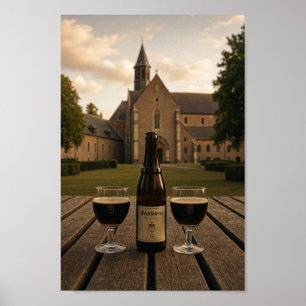 Belgisches Kloster Westvleteren Ale Bier Poster