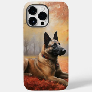 Belgisches Malinoi im Herbst Leaves Fall Inspirier Case-Mate iPhone 14 Pro Max Hülle