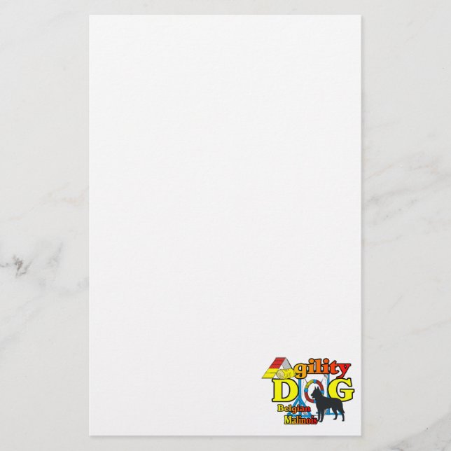 Belgisches Malinois-Agility (Vorderseite)