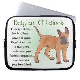 Belgisches Malinois-Erbe der Liebe Laptopschutzhülle