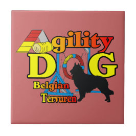 Belgisches Tervuren-Agility Fliese