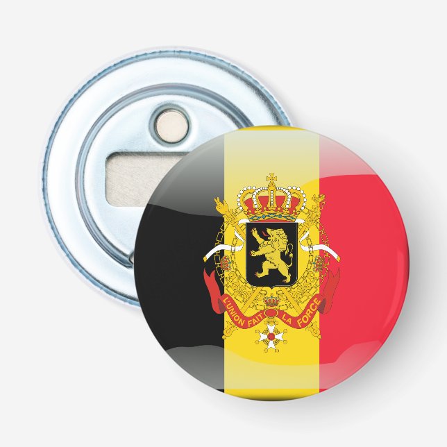 Belgisches Wappen Flaschenöffner (Vorderseite)