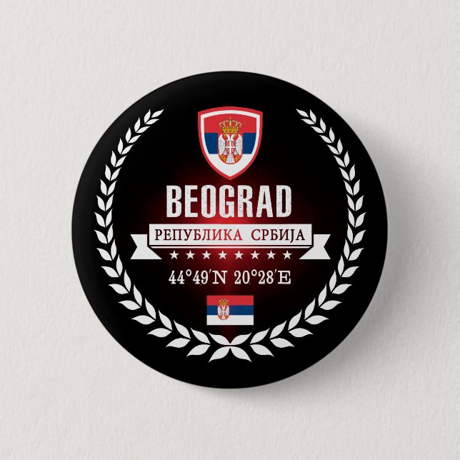 Belgrad Button (Vorderseite)