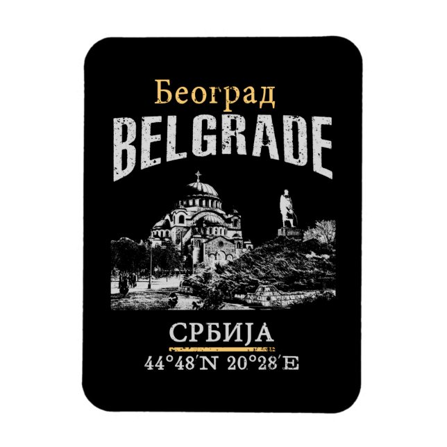 Belgrad Magnet (Vertikal)