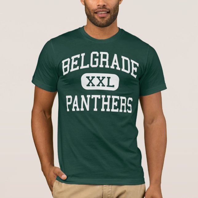 Belgrad - Panther - hoch - Belgrad Montana T-Shirt (Vorderseite)