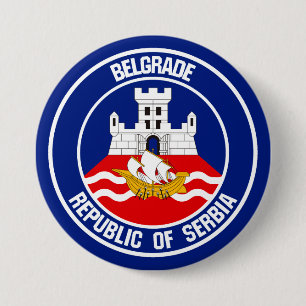 Belgrad RundEmblem Button