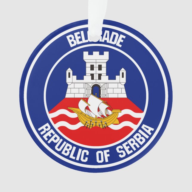Belgrad RundEmblem Ornament (Vorderseite)