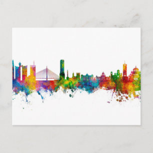 Belgrad Serbia Skyline Postkarte