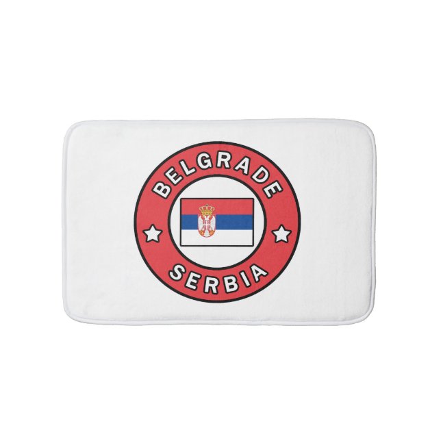 Belgrad Serbien Badematte (Vorderseite)