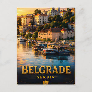 Belgrad Serbien Donau Stadt Erlebnis 📍 Postkarte