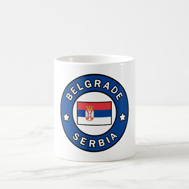 Belgrad Serbien Kaffeetasse (Mittel)