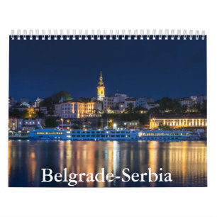 Belgrad-Serbien-Kalender Kalender