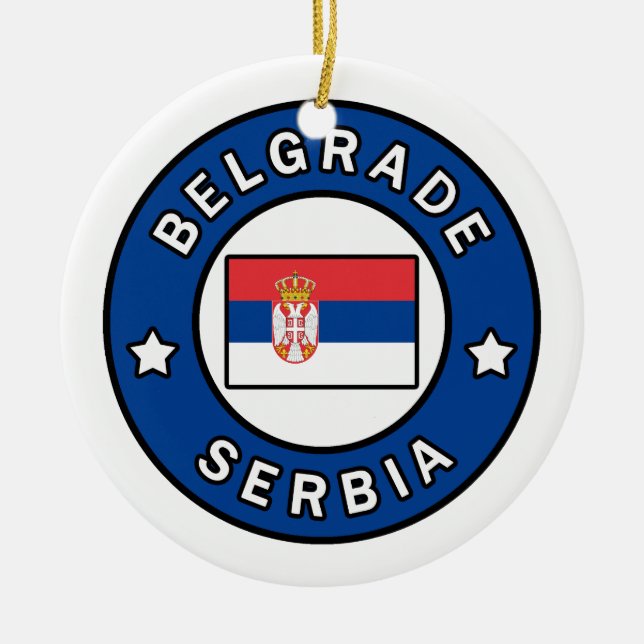 Belgrad Serbien Keramik Ornament (Vorne)