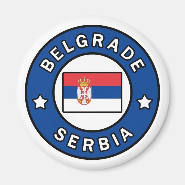 Belgrad Serbien Magnet (Vorne)