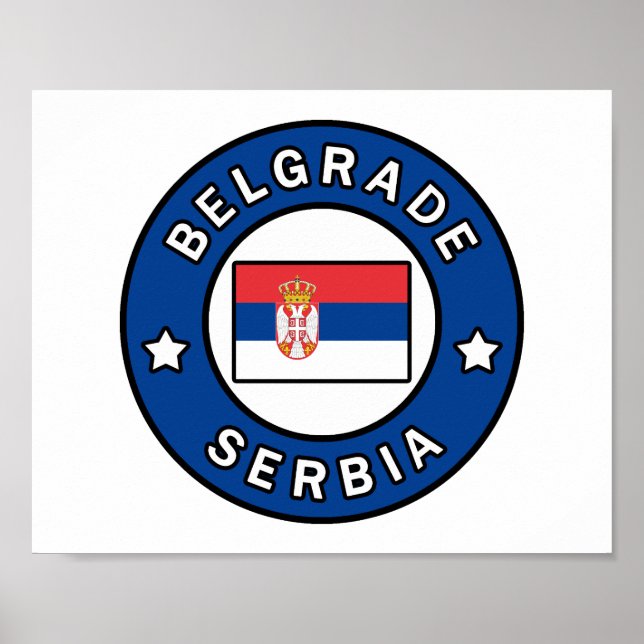 Belgrad Serbien Poster (Vorne)