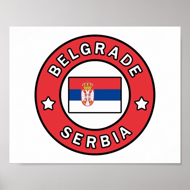 Belgrad Serbien Poster (Vorne)