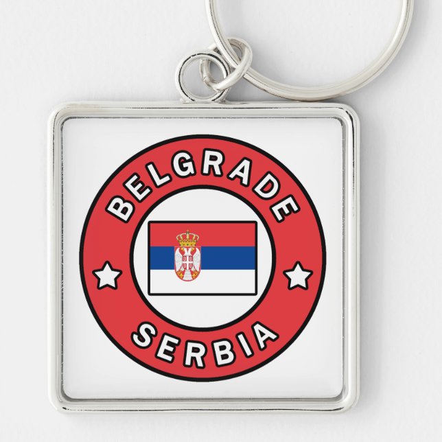 Belgrad Serbien Schlüsselanhänger (Vorne)