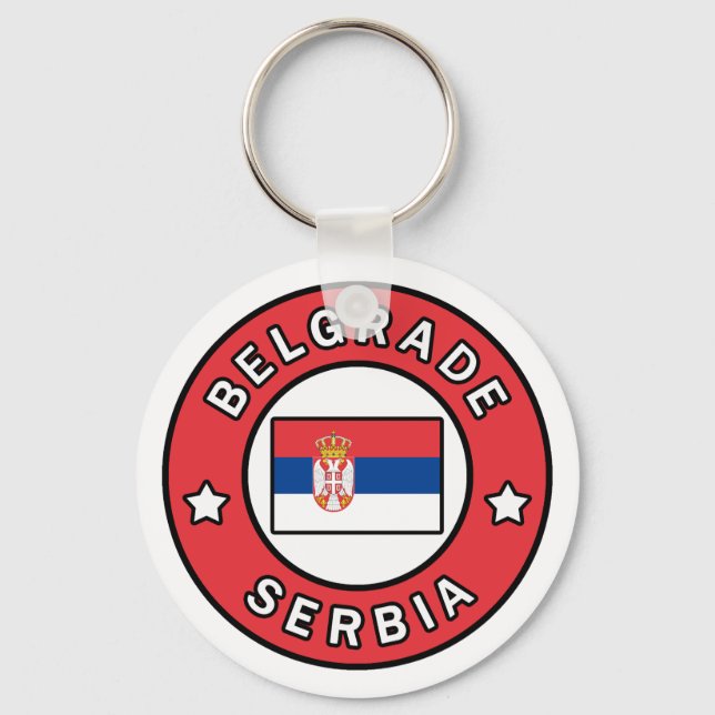 Belgrad Serbien Schlüsselanhänger (Vorderseite)