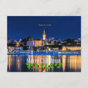 Belgrad, Serbien - Weihnachten Postkarte