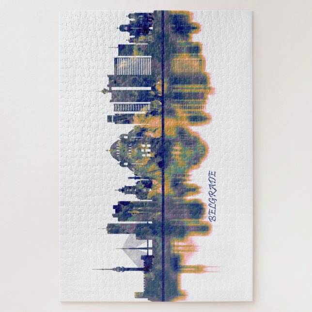 Belgrad Skyline Puzzle (Vertikal)