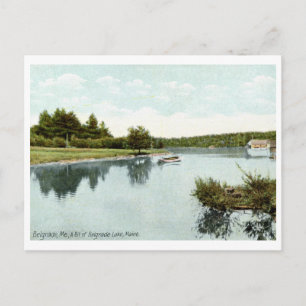 Belgrader See, Maine 1910 Vintag Postkarte