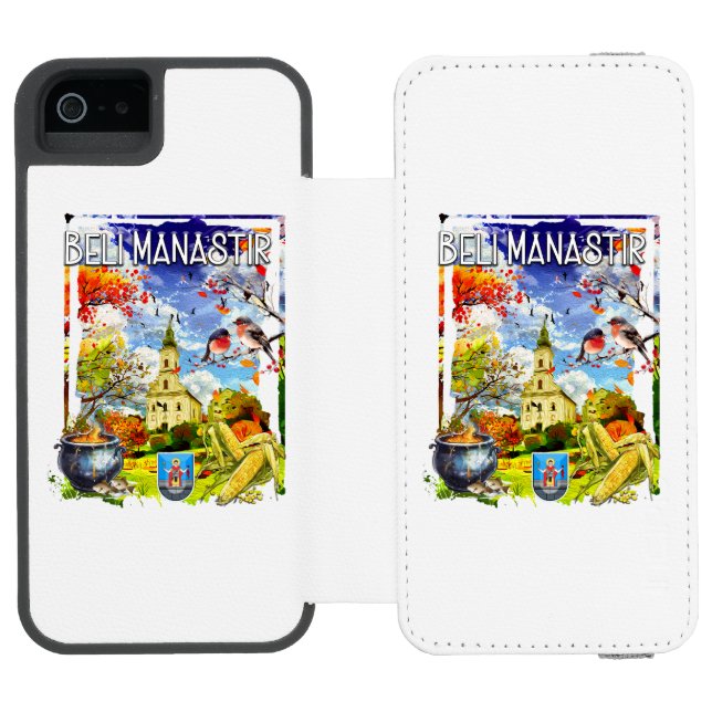 Beli Manastir Incipio iPhone Geldbeutel-Hülle (Folio Geöffnet)