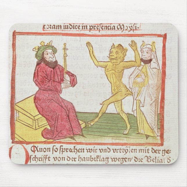 Belial tanzt vor König Solomon Mousepad (Vorne)