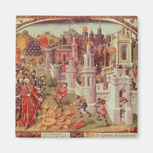 Belichtete Miniatur von einem universellen Magnet