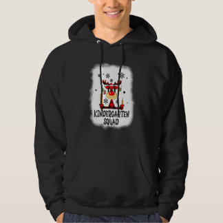 Belichteter Kindergarten Squad Reindeer Funny Teac Hoodie
