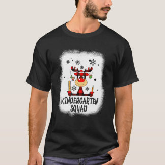 Belichteter Kindergarten Squad Reindeer Funny Teac T-Shirt