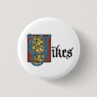 Belichteter Yikes Knopf Button