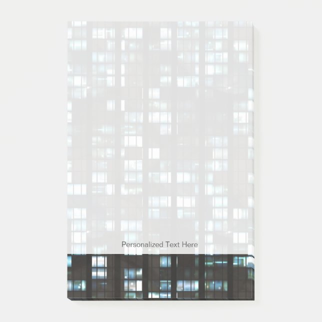 Belichtetes Fenstermuster Post-it Klebezettel (Vorderseite)